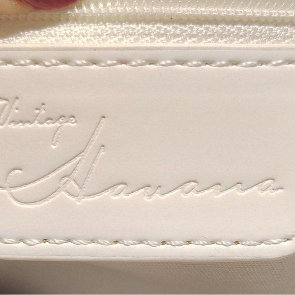 Vintage Havana White and Green Star Satchel